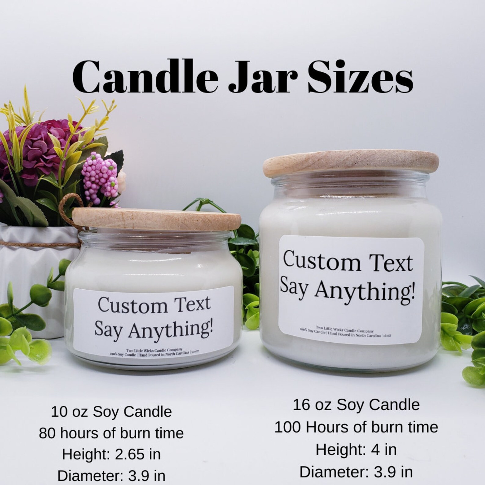 Personalized Soy Candle Custom Label Scented Soy Candle Custom Etsy