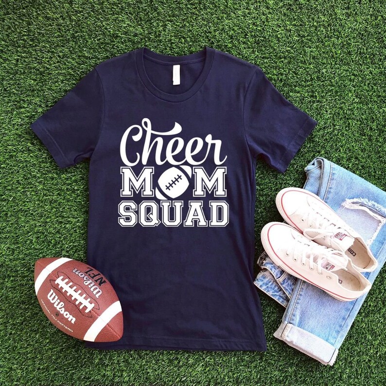 Cheer Mom Shirts Cheer Mom Tshirts Cheer Mom Squad Cheerleading Mom Squad Shirts Cheer Mom Squad Shirts Mom Squad Shirts