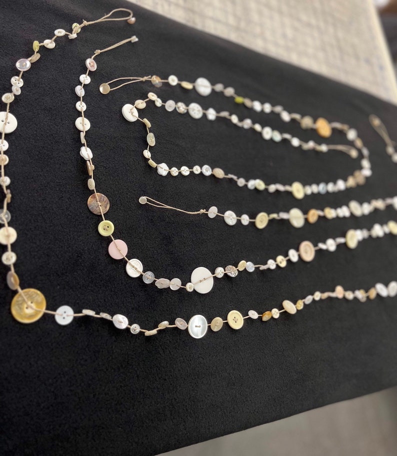 Vintage Button Garland 60” - Etsy
