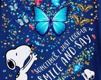 Snoopy Looking Up Etsy