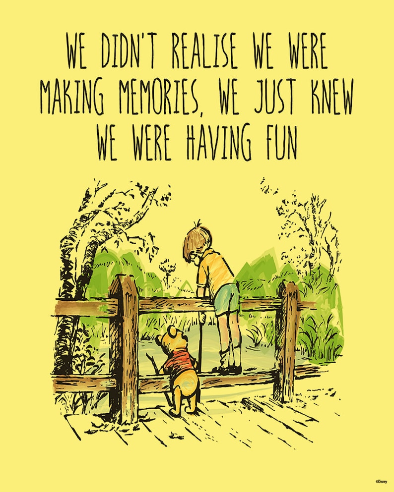 Winnie the Pooh Piglet & Christopher Robin QuoteMaking | Etsy