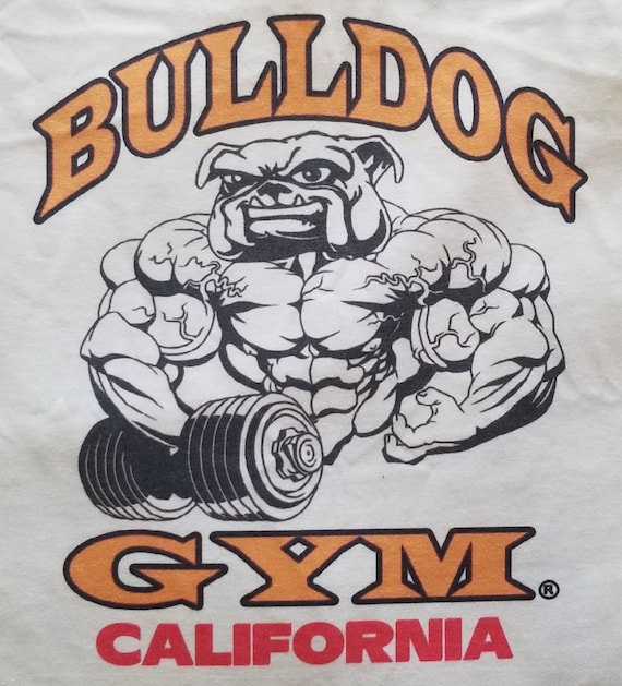 BULLDOG GYM Venice California Workout Bodybuilding Muscle Etsy