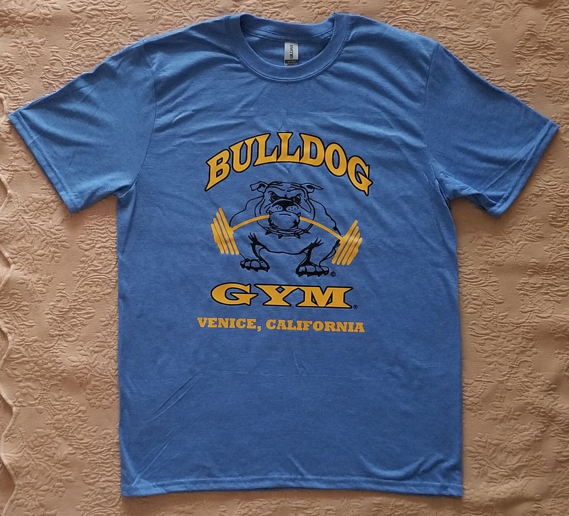 BULLDOG GYM Venice California Original Logo Workout Bodybuilding Muscle