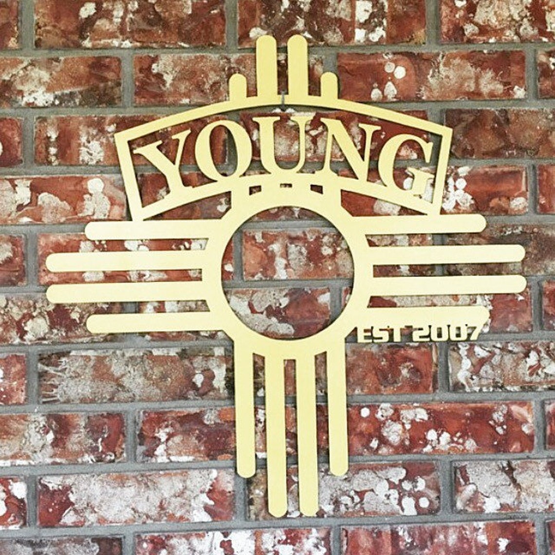 Outdoor Metal Wall Art Metal Zia New Mexico Gifts Zia Etsy