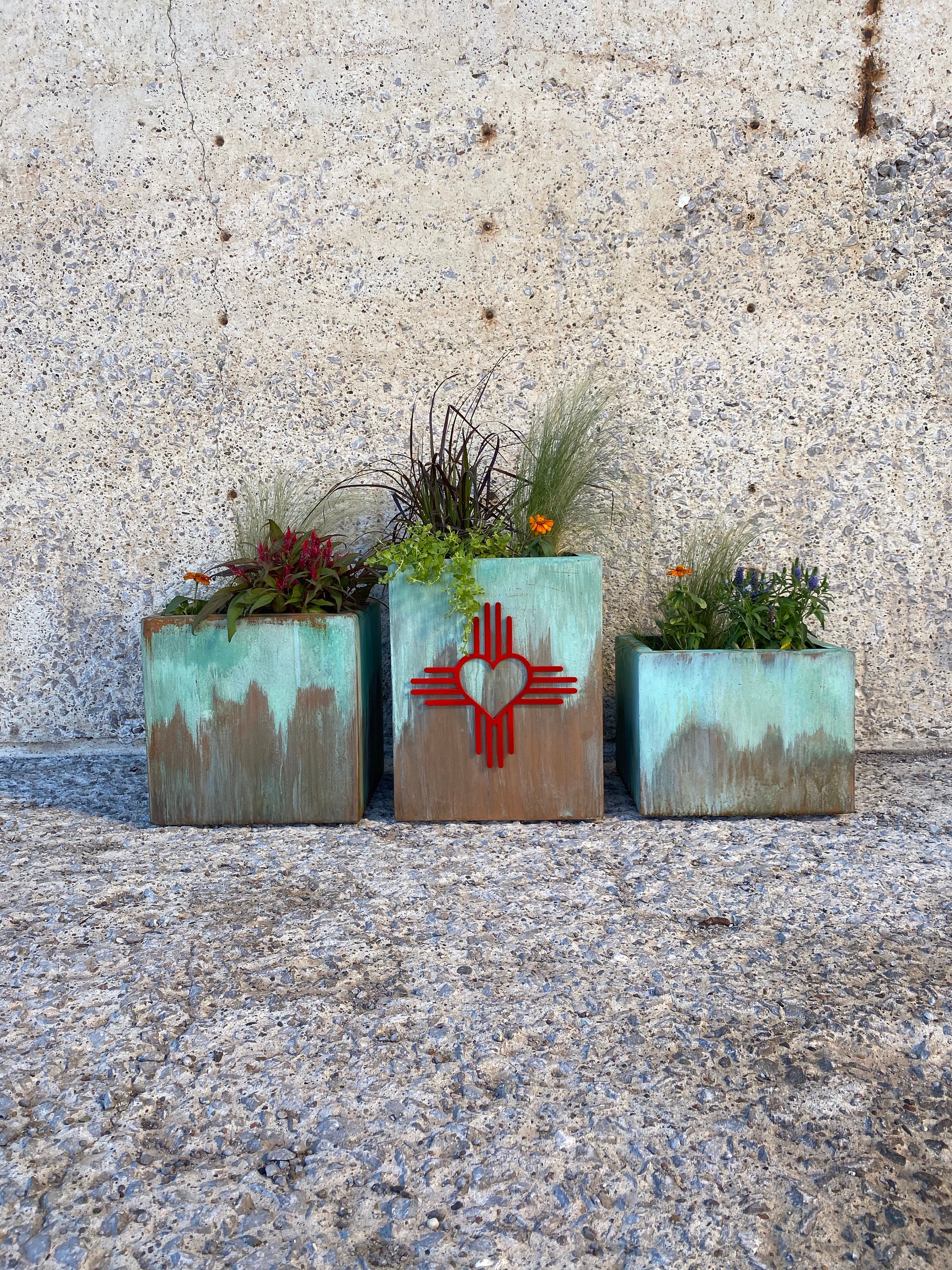 Quadratischer Übertopf Aus Kunststoff – Modernes Design In Erdgrün Für Garten, Balkon & Wohnbereich