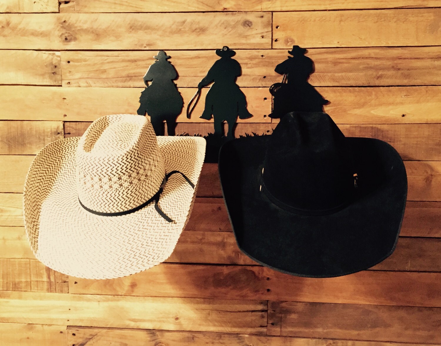 Western Metal Wall Art Cowboy Hat Rack Western Hat Rack Etsy