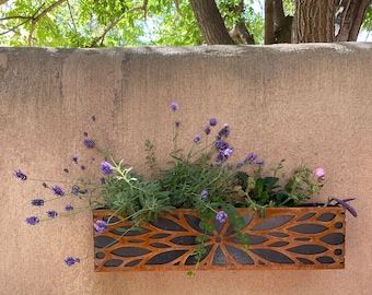 Metal Wall Planter, Double Layer, Wall Mounted Planter, Wall Planter Outdoor, Succulent Wall Planter, Handmade Wall Planter, Cactus planter