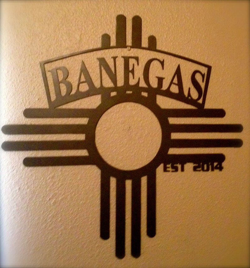 Outdoor Metal Wall Art Metal Zia New Mexico Gifts Zia Etsy UK