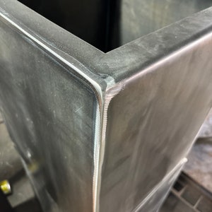 **Unlike our competitors, our planters have fully welded seems to ensure they are built to last. Other are spot welded and will deteriorate quickly once you start watering. The Turquoise Patina Planters are also primed inside to increase longevity.