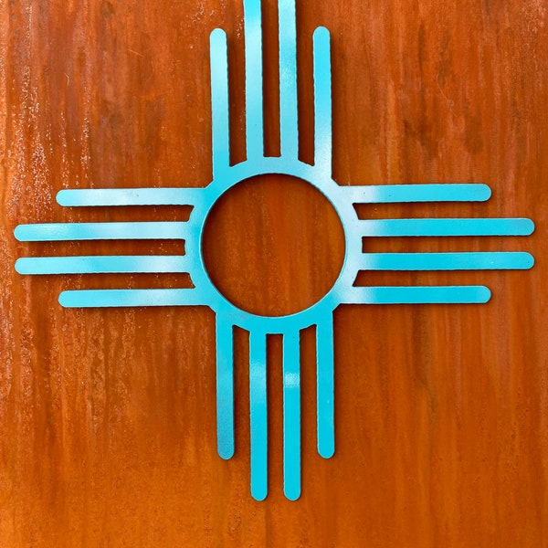 Metal Zia Sign - Wall Hanging - New Mexico - New Mexico Art