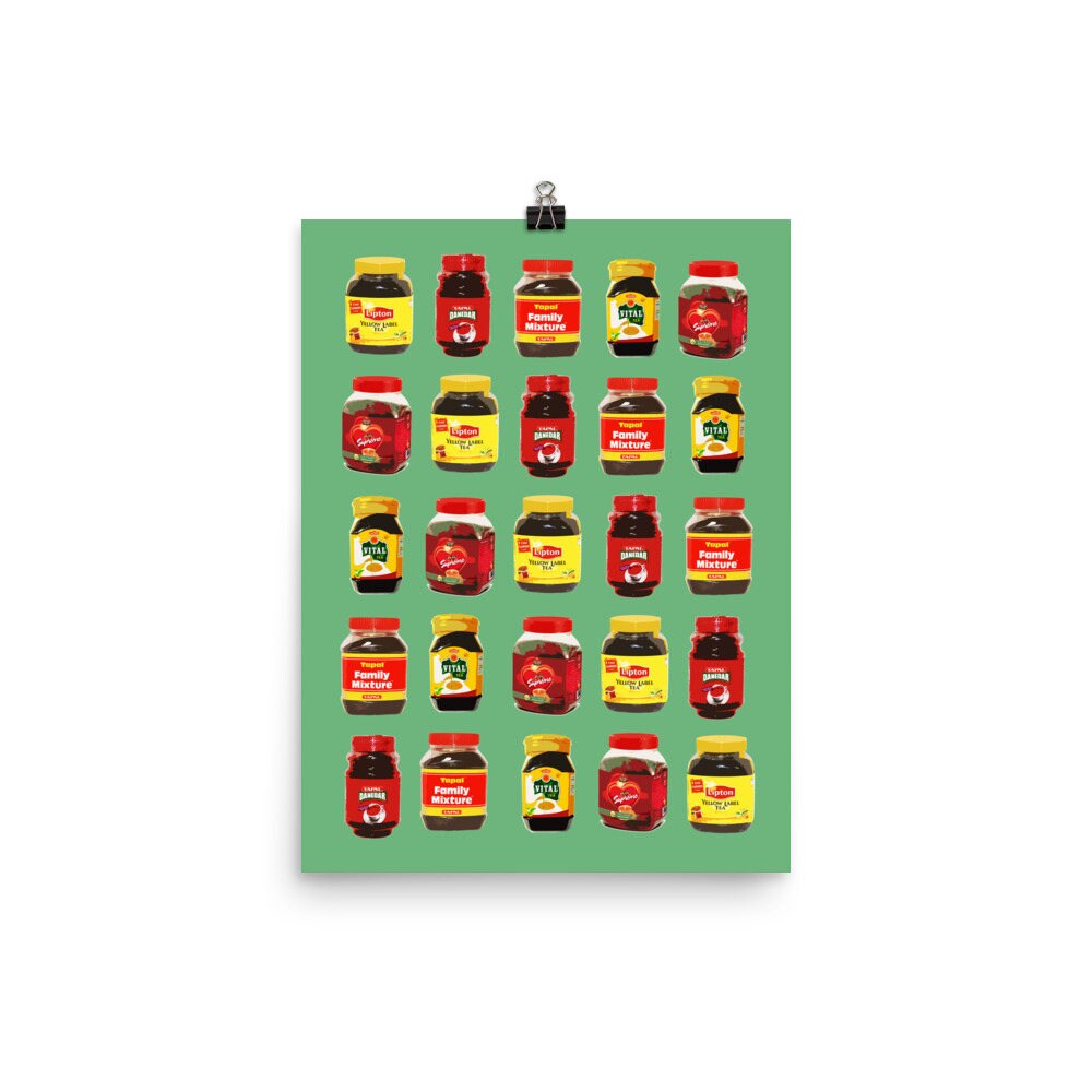 Chai Brands Tea Desi Indian Pakistani Poster - Etsy