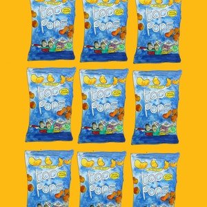 Top Pops Art Poster 13x19