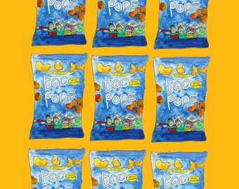 Top Pops Art Poster 13x19