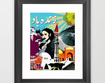 Art Print: Pakistan Zindabad