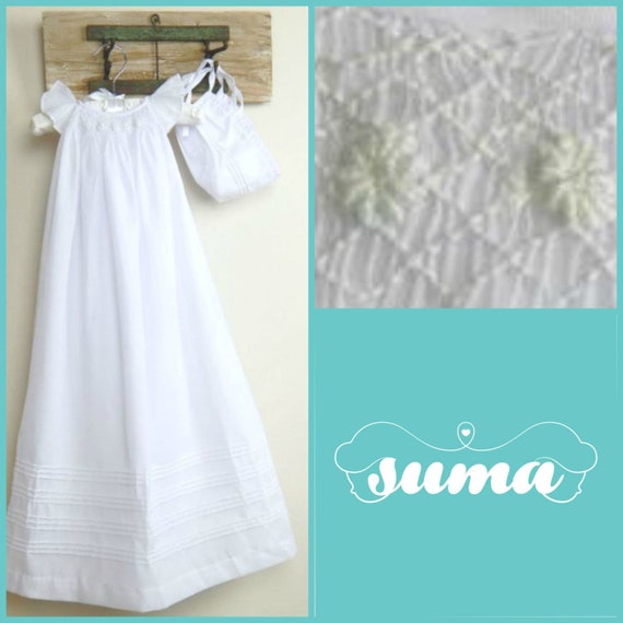 cotton baptism gown