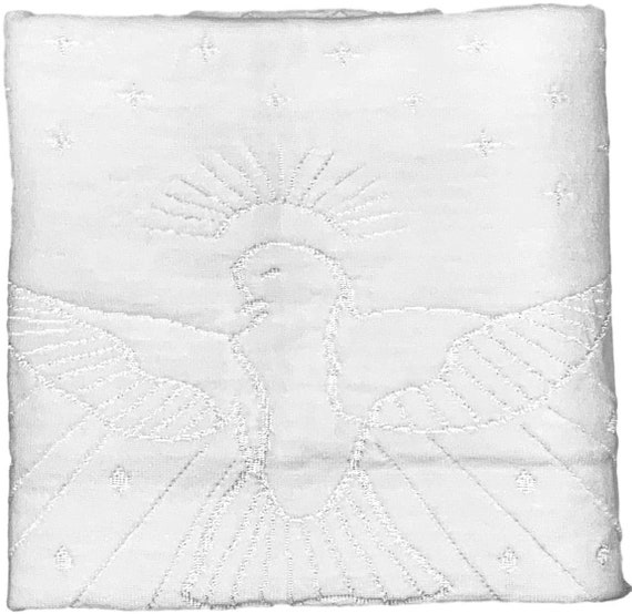 Christening Blanket -  Baptism Blanket - Blessing Blanket - Dediction Blanket -  Take Home Baby  BLanket - Shawl baby White