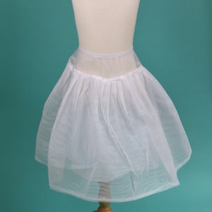 White Shantung Flower Girl Dresses, White Shantung Smocked Dresses add Petticoat and Headpiece image 7
