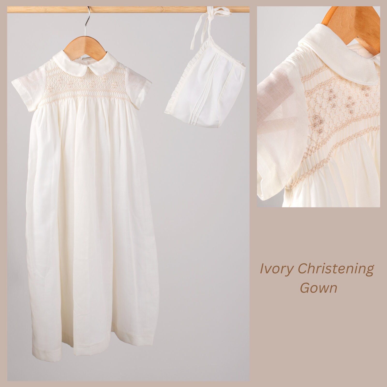 Buy Gaelic Christening Blessing Unisex Christening Gown, Personalized Slip  & Hat Online in India - Etsy