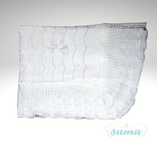 White Christening Blanket Baptism Blanket Blessing Blanket Dediction Blanket Take Home Baby Blanket 40 X 50 Etsy Canada