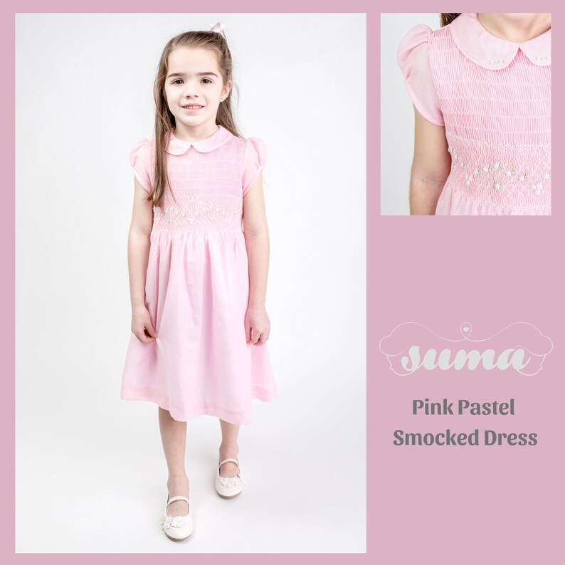 Pastel SUMA Collection Matching Sister Dresses Cotton Fabric - Etsy