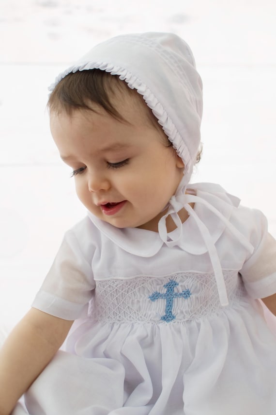 Boys Christening Outfit Romper | Boys white Cotton  Baptism Suit | white Christening & Blessing Outfit for Boys | Baby Boys Baptism Outfit