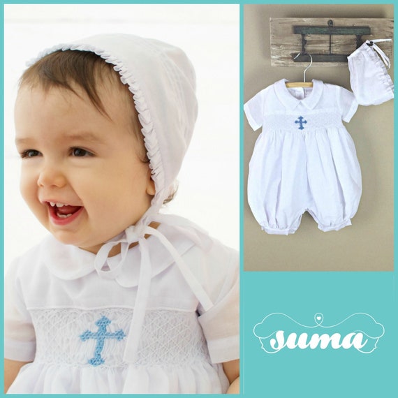 cotton christening outfit boy