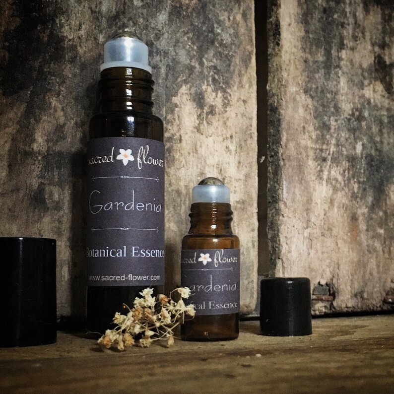 Gardenia Flower Essential Oil RollOn Perfume Allnatural Etsy