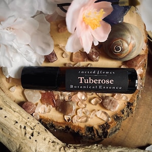 Tuberose Flower Perfume ~ Organic Essentail Oil Roll-On