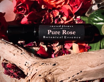 Roll-on etherische olie pure roos - volledig natuurlijk - veganistisch - botanische aromatherapie
