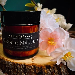 Organic Coconut Milk Bath - Pure Coconut Milk Powder - The Most Luxurious Skin Silkening Softening Bath -Vegan