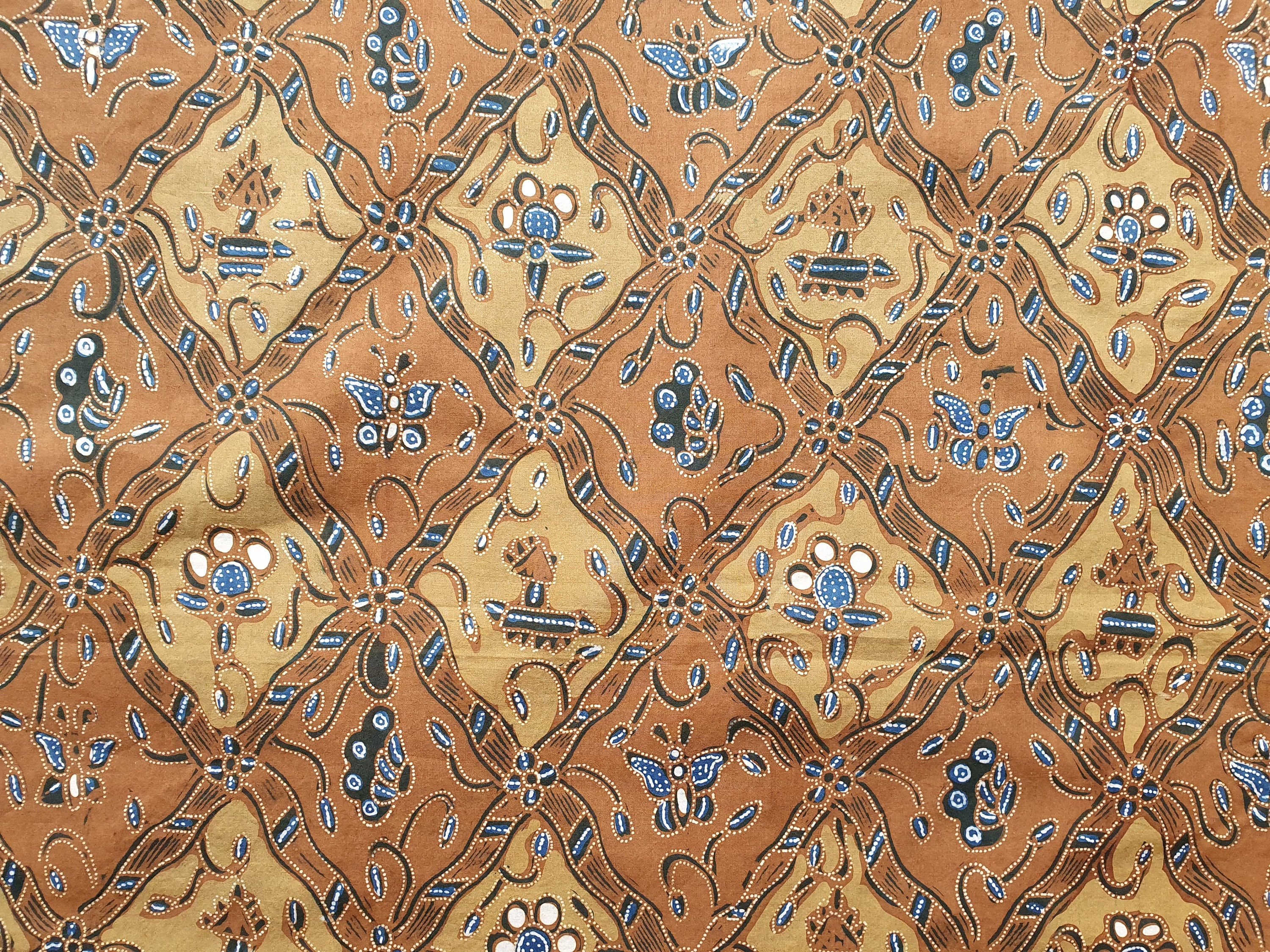 Indonesian Batik Fabric, Traditional Javanese Wedding Sarong Batik