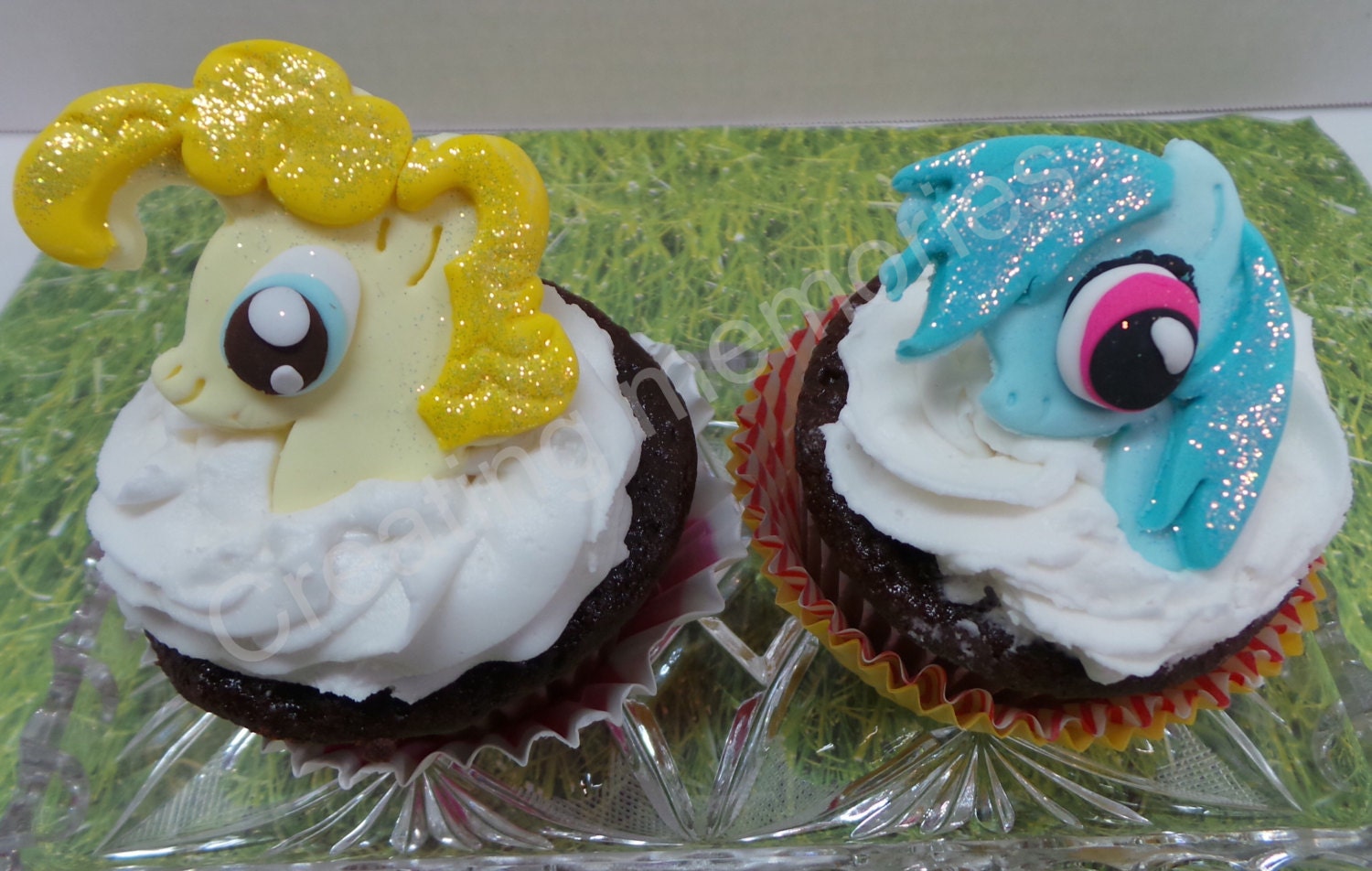 12 Essbare Fondant Cupcake Kekse oder Dekorationen fertig zum | Etsy