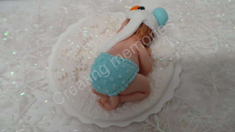 OLAF Inspired Baby Cake ToppersEdible Vanilla FondantBABY SHOWERSpecial DecorationsCake Supplies Center pieces or Party Favors