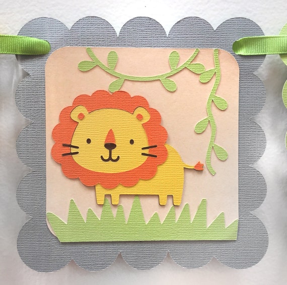 Safari Animal Banner Safari Baby Shower Safari Party Safari