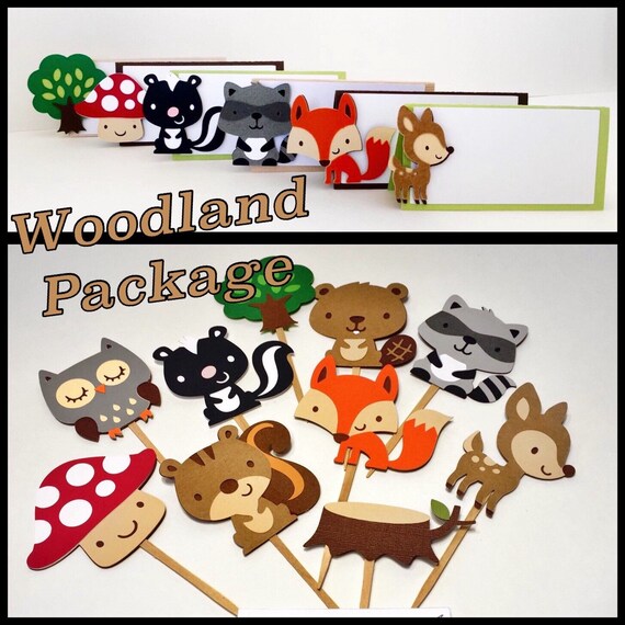 Woodland Theme Party Package Woodland Party Decorations Etsy