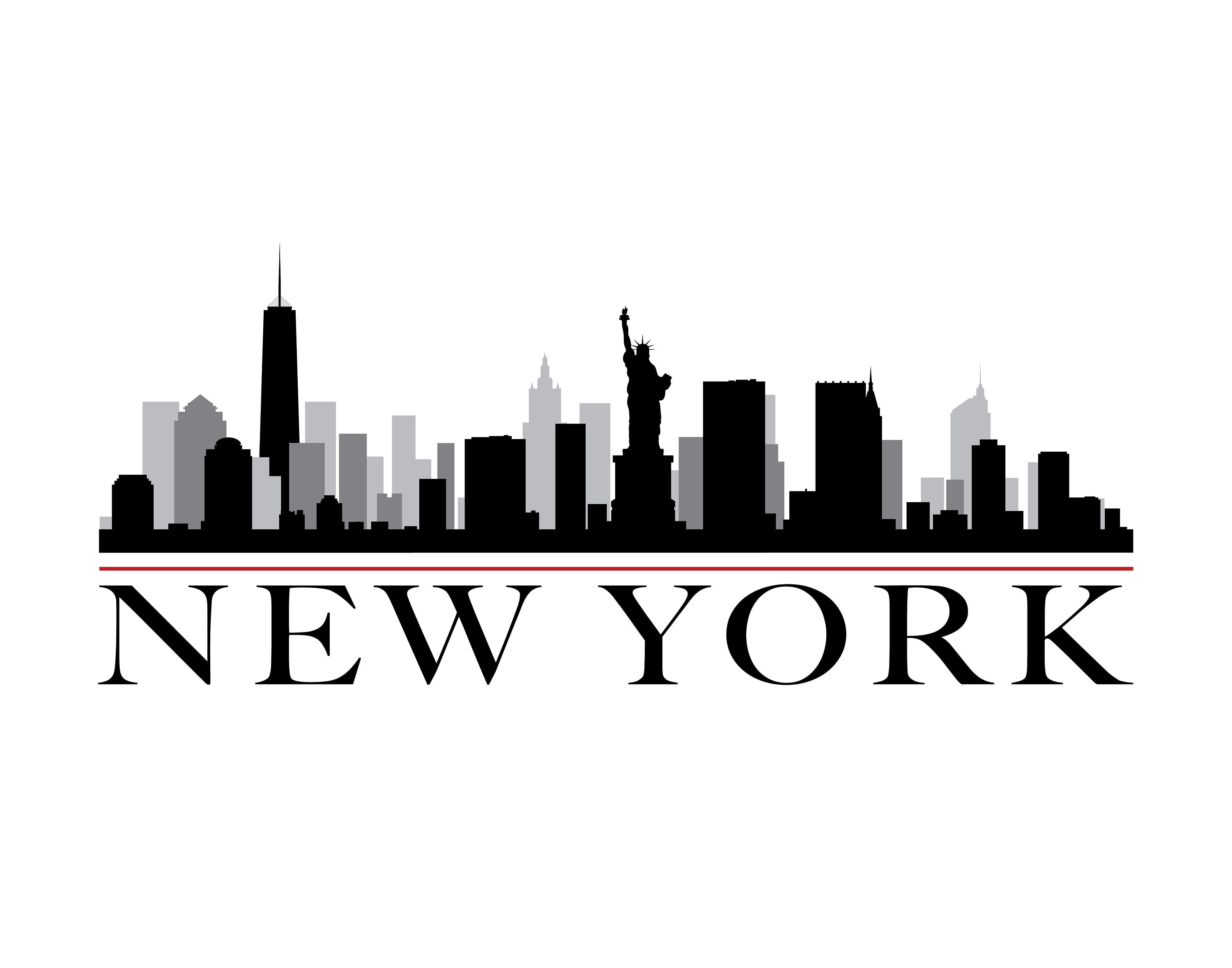 Free Printable New York City Skyline Template