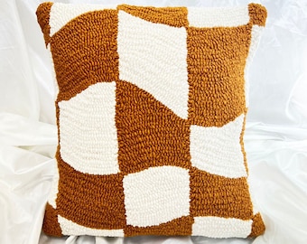 Handmade Checker Board Pillow