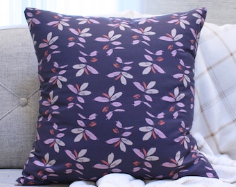 Handmade Decorative Throw Pillow- Cotton Bonnie Print