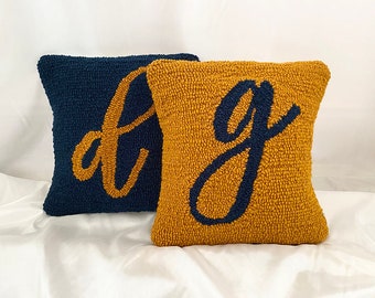 Handmade Initial Pillow