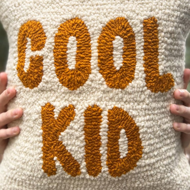 Handmade Cool Kid Pillow image 1