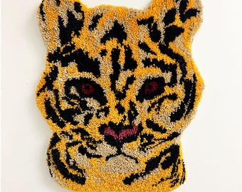 Tiger Tufted Wallhanging