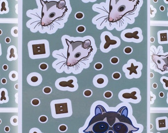 Cats of the Night Sticker Sheet