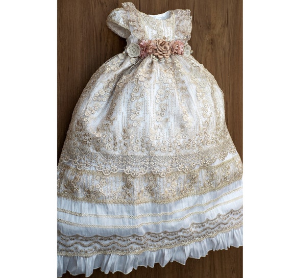 Ropon Para Bautizo De Niña G029 Burbvus Vestido Para Bautismo - Etsy España Ropon Para Bautizo De Niña G029 Burbvus Vestido Para Bautismo - Etsy España