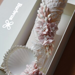 Christening Dress G044 + Matching Candle Set