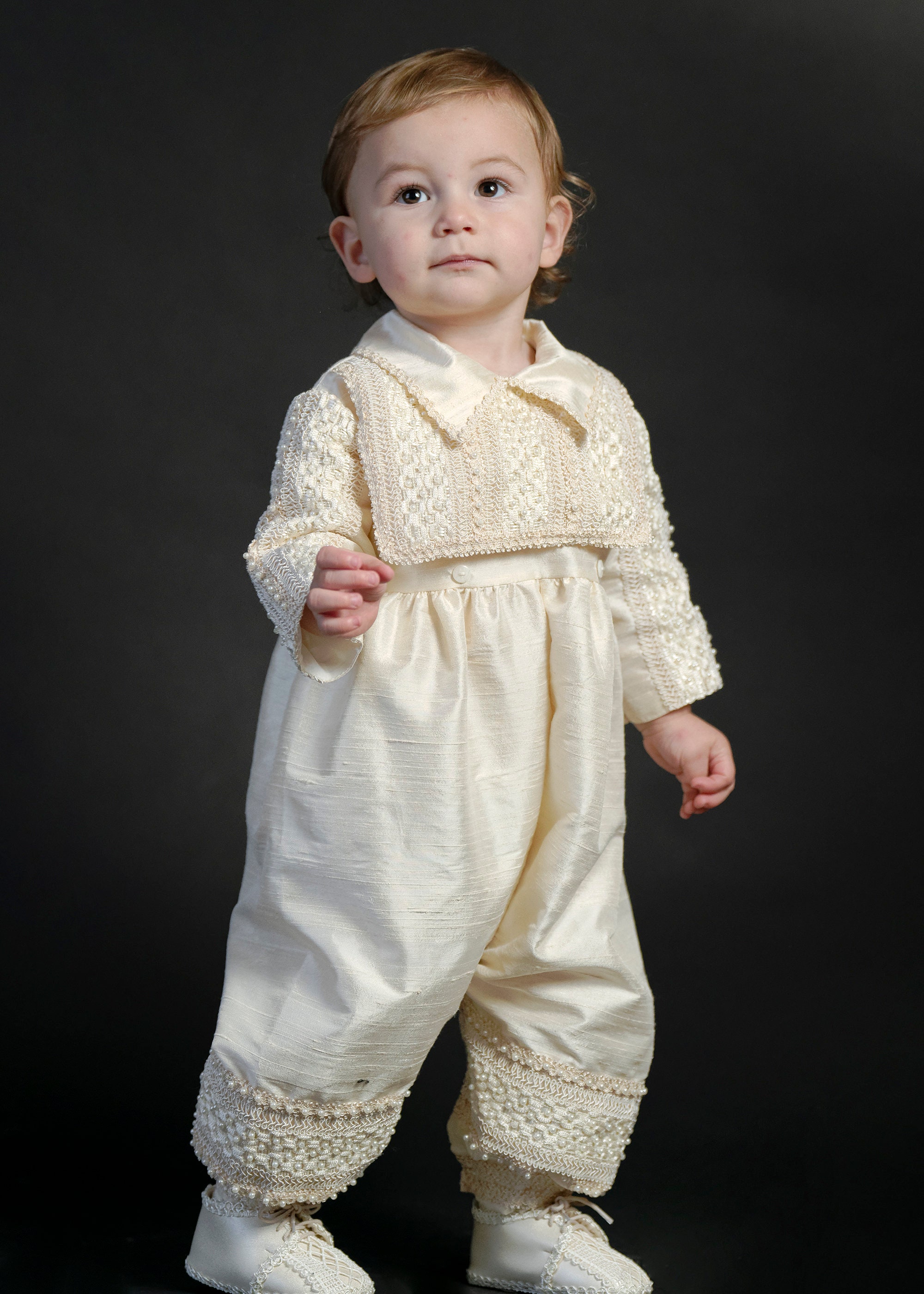 Bautizo Niño Ropones De Manta Para Bautizo Bebes Con Ropon De Bautizo  Bautizo Niño Burbvus Ropones Traje