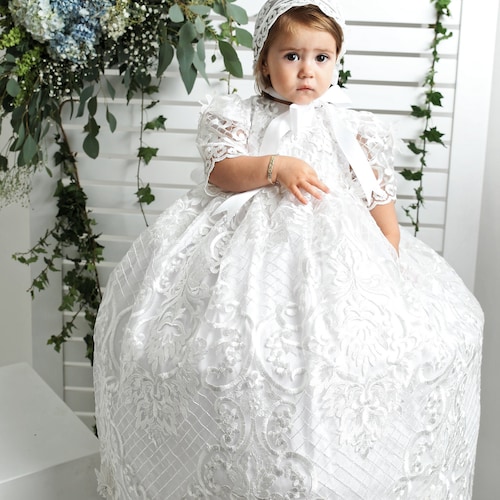 matching christening dresses