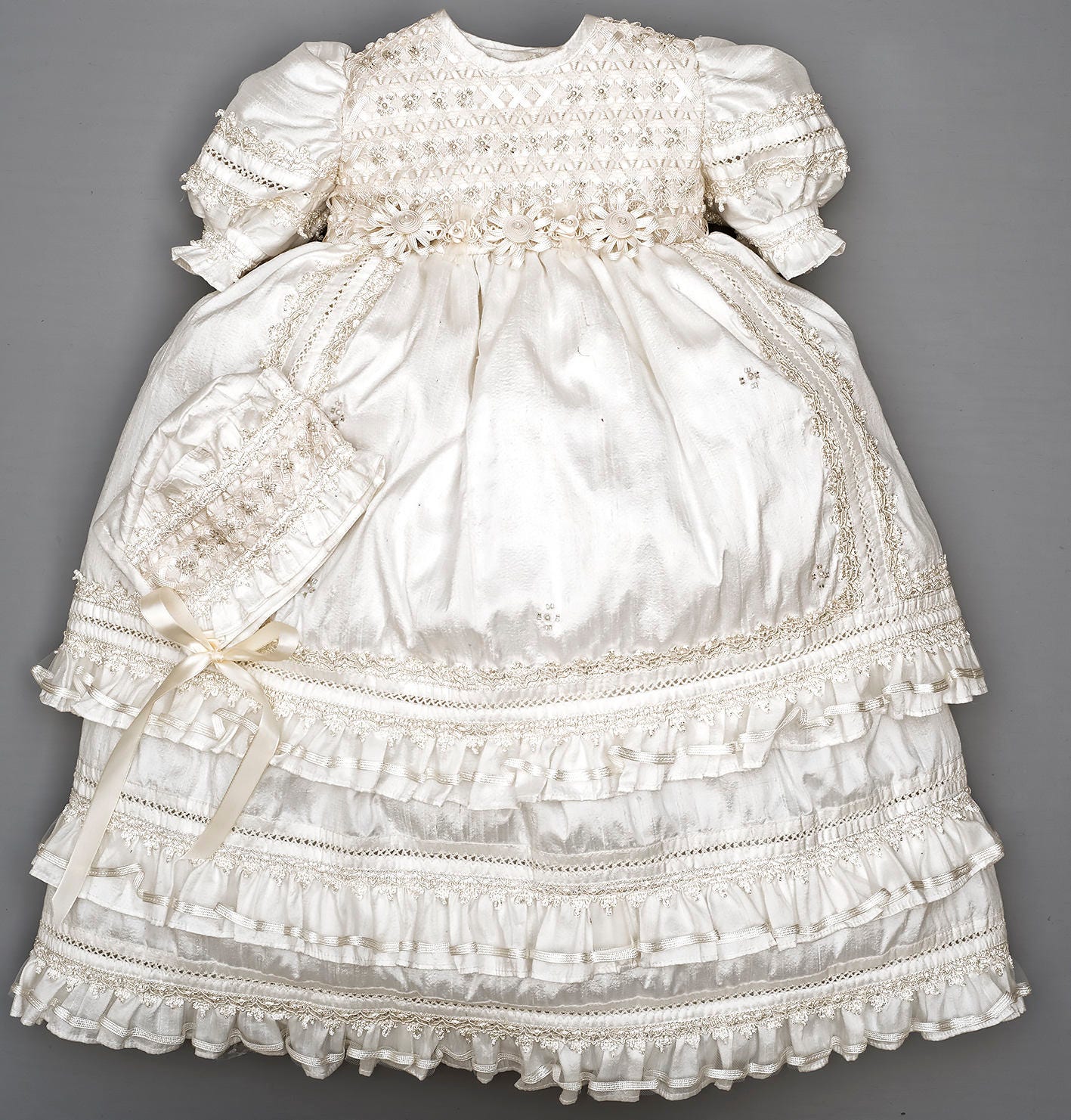 HandMade Christening Gown for Girls Embellished Baptism Etsy