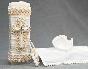 Baby Boy Christening Gown, Spanish Style outfit (ropones para bautizo). Baptism Outfit B001. 100% Silk Dupioni