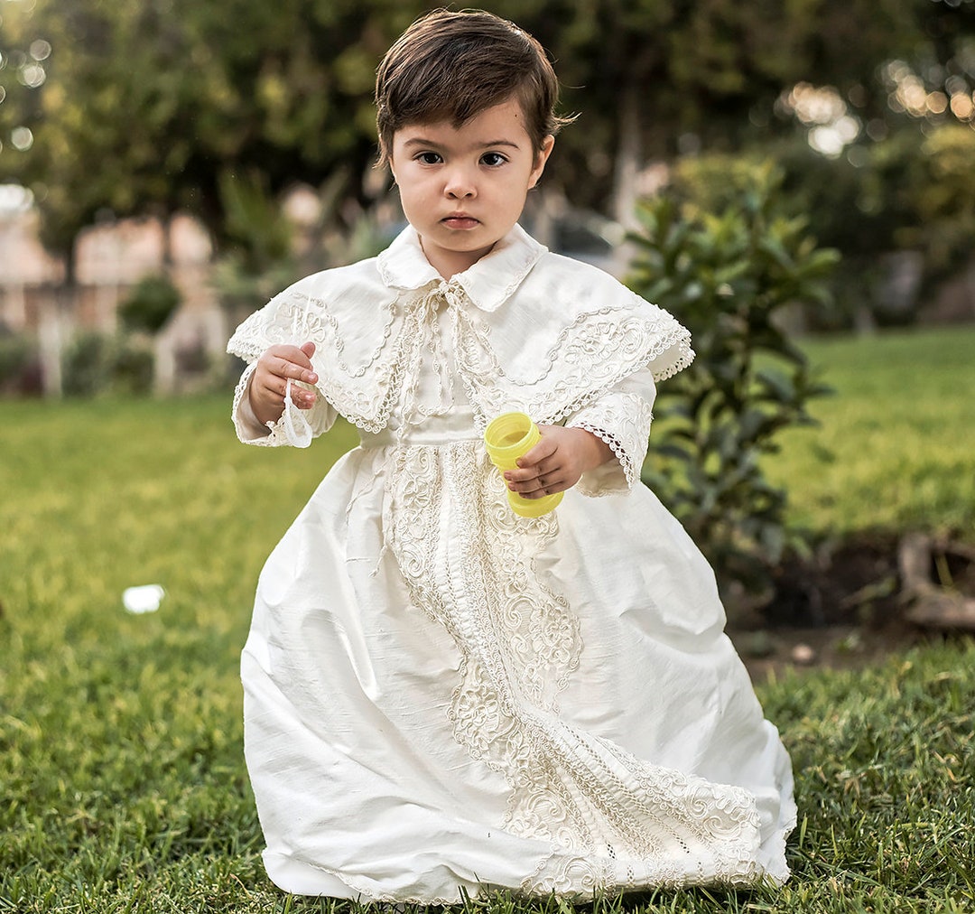 Ropon para Bautizo de niño Vintage Modelo - Etsy México