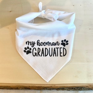 My Hooman Graduated Dog Bandana